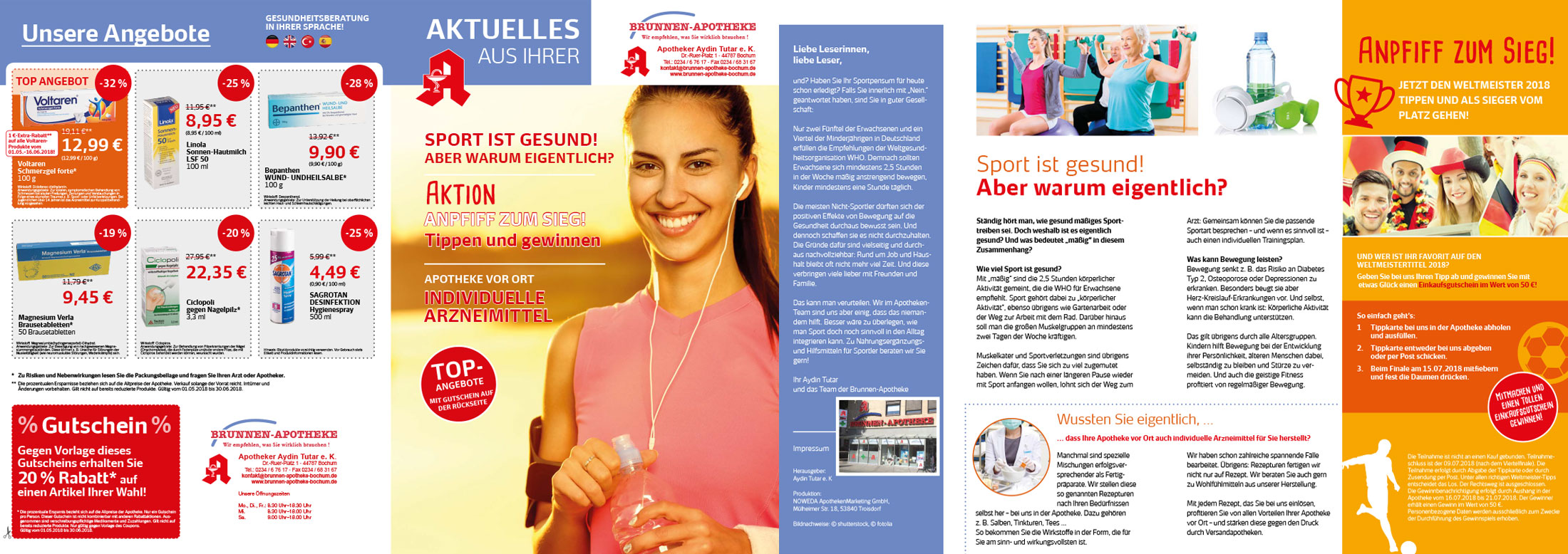 Flyer Mai Brunnen Apotheke Bochum